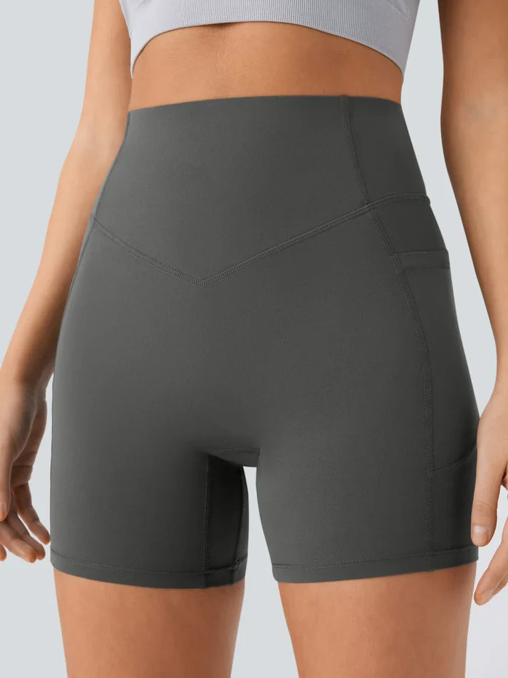 High Waisted Tummy Control Shaping Training Leggings (2 Pack)