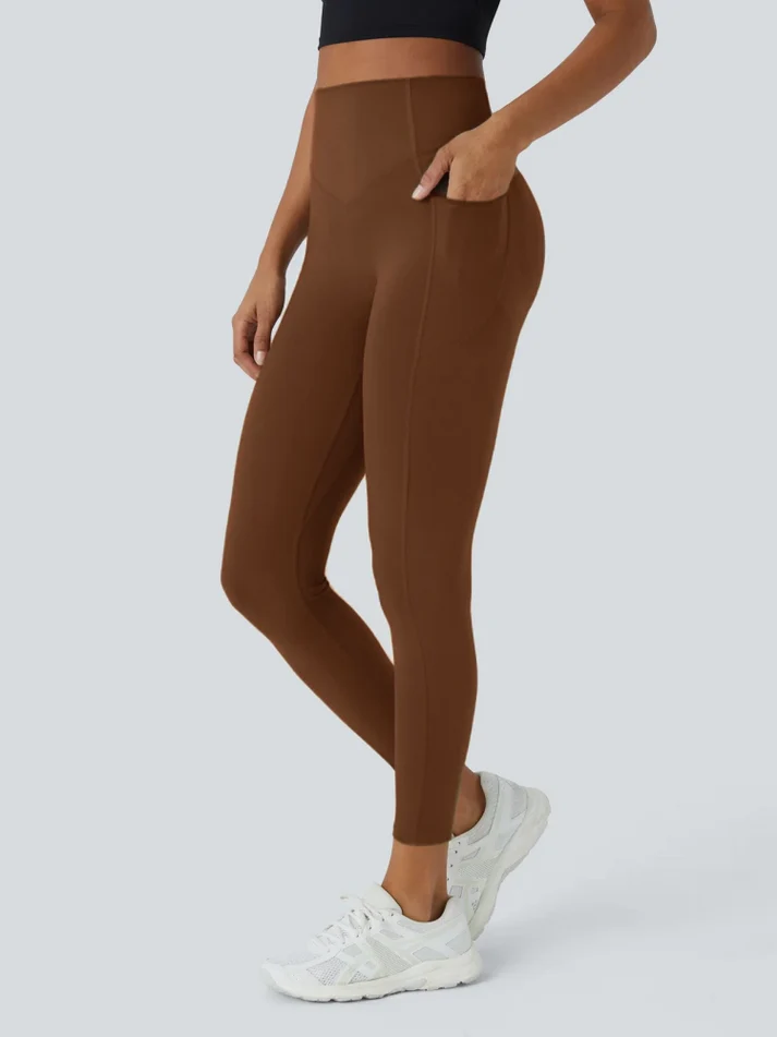 High Waisted Tummy Control Shaping Training Leggings (2 Pack)