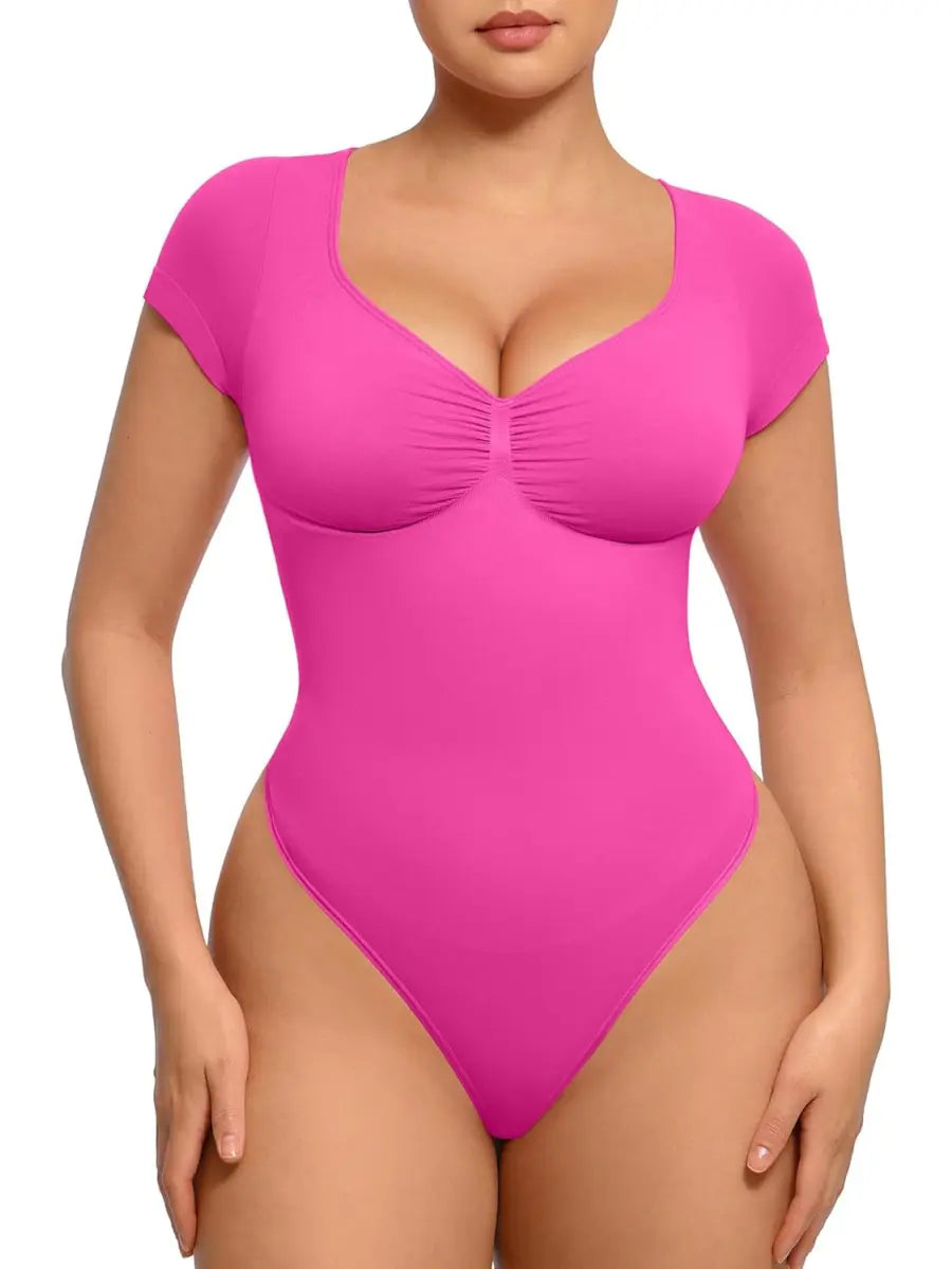 Tummy Tucking Seamless Bodysuit - Longsleeved