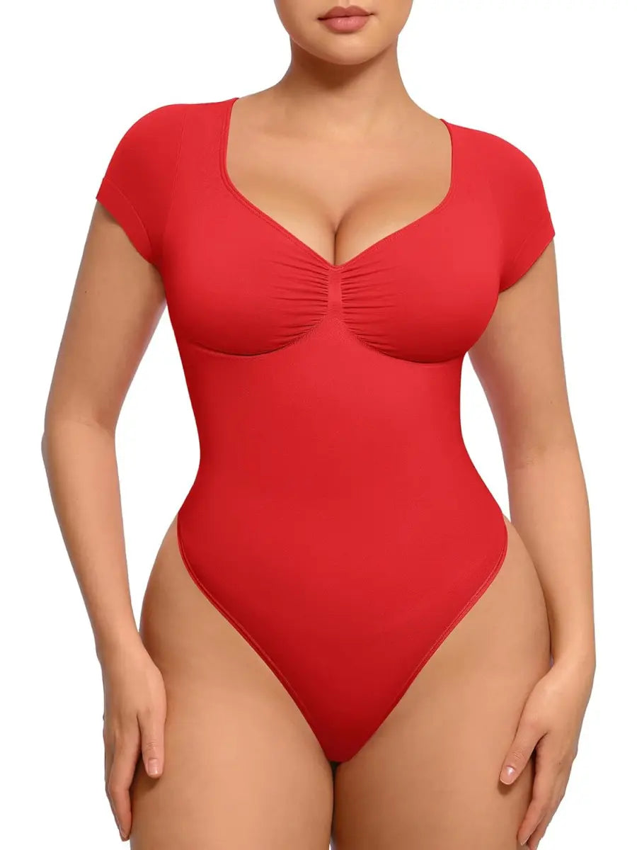 Tummy Tucking Seamless Bodysuit - Longsleeved
