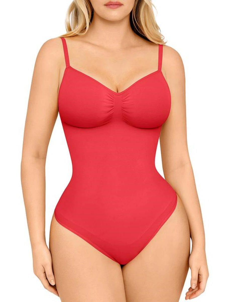 Tummy Tucking Seamless Thong Bodysuit