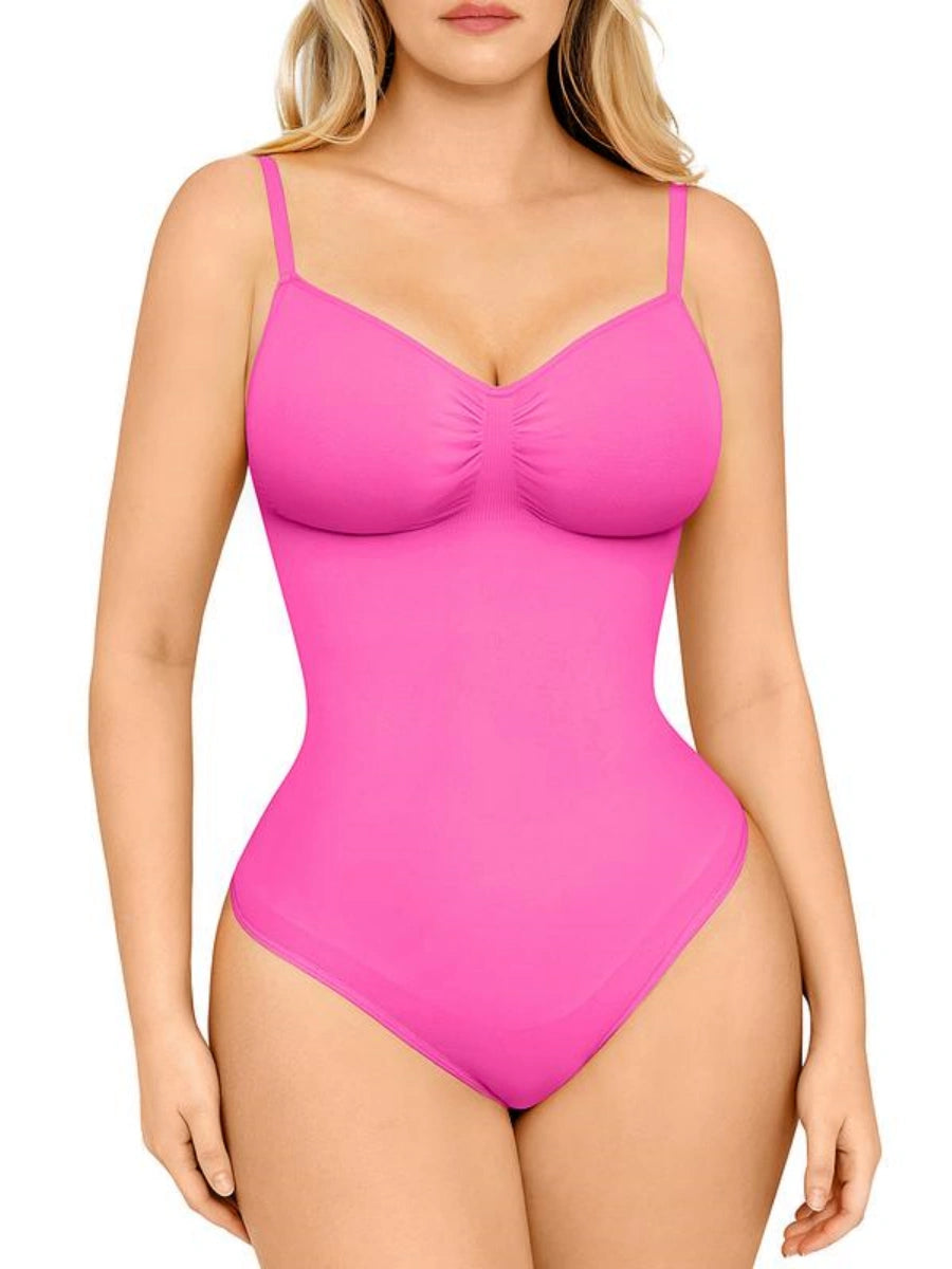 Tummy Tucking Seamless Thong Bodysuit