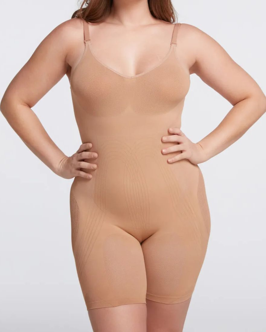 BlissShe® Comfort Mid-thigh Full Bodysuit