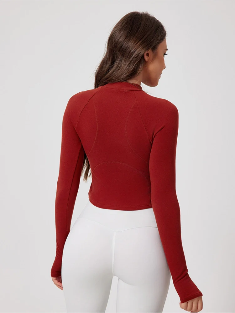 Zip Fleece Long Sleeve Top