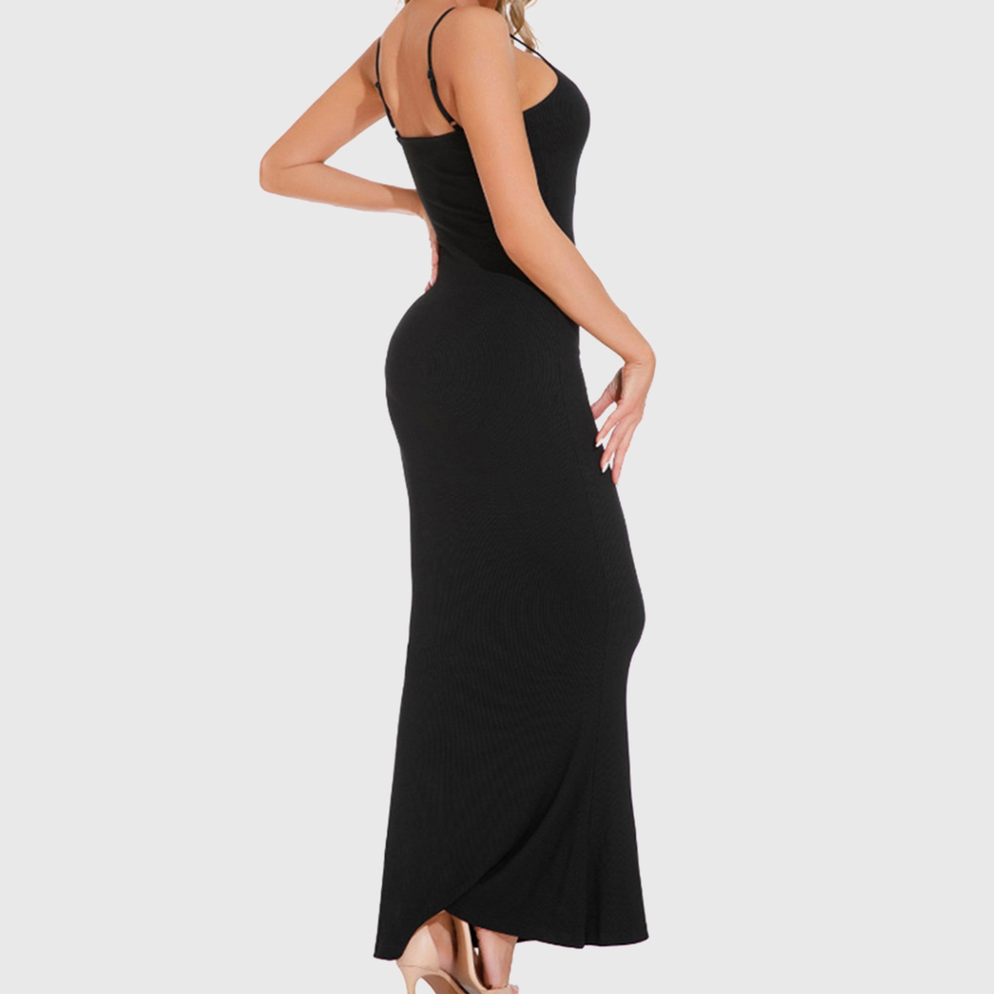 Tight Shaper Dress with Slim Tummy and Built-in 360° Firm and Slimming Butt Lifter