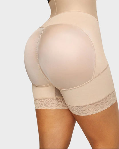 Boned High Waist Sculpting Shorts