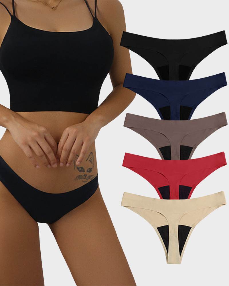 BlissShe® Experience Exceptional Comfort with Four-layer and Seamless Low-waist Underwear