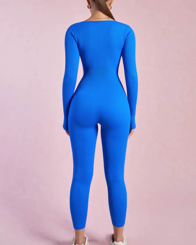 BlissShe® Long Sleeve Full Body Shaper Bodysuit