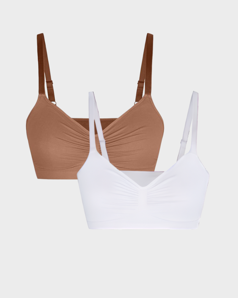 BlissShe® Women's Full Coverage Non-Padded Wireless Sculpt Bra