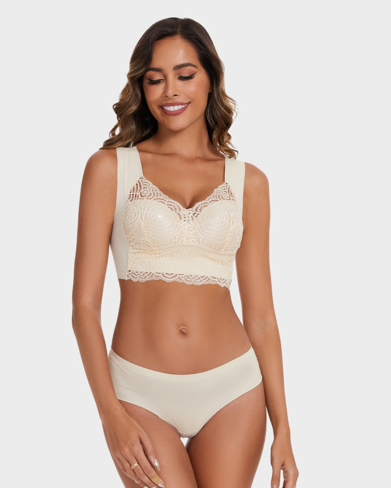 BlissShe® Stretch-Spitzen-Cut-Out-BH