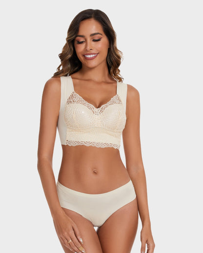 BlissShe® Stretch-Spitzen-Cut-Out-BH