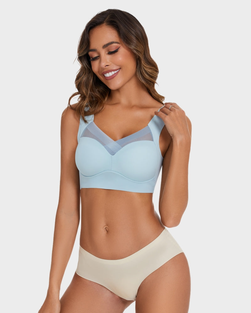 BlissShe® Comfortable Smoothing Mesh Bra