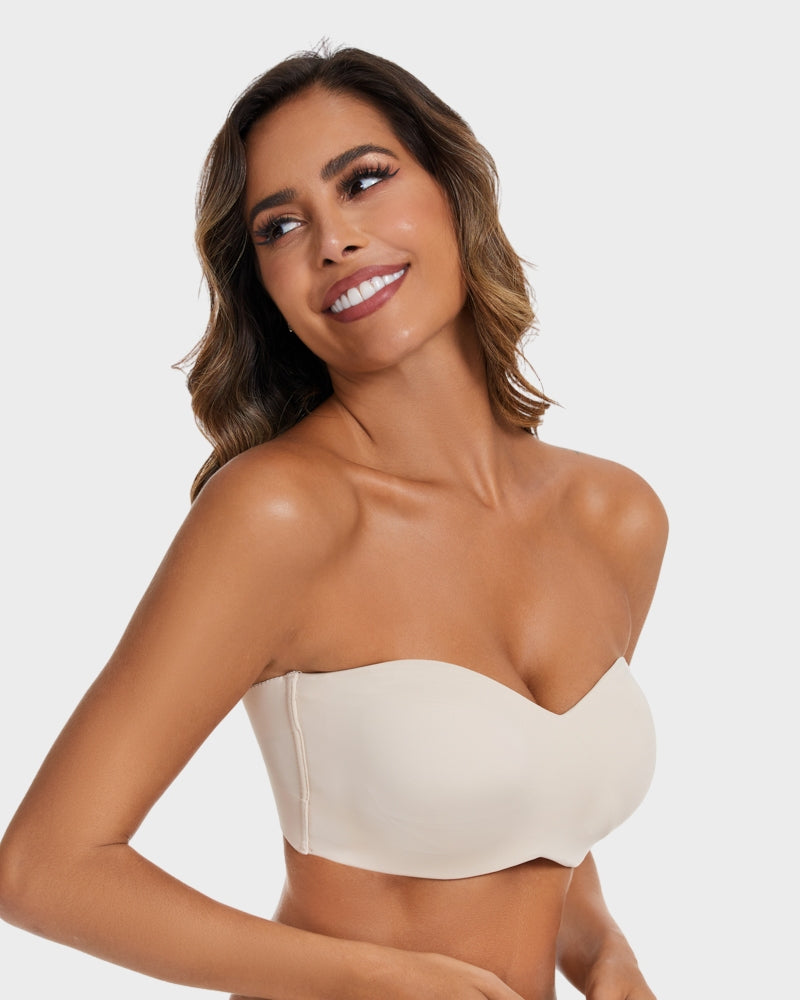 BlissShe® Full Support Non-Slip Convertible Bandeau Bra