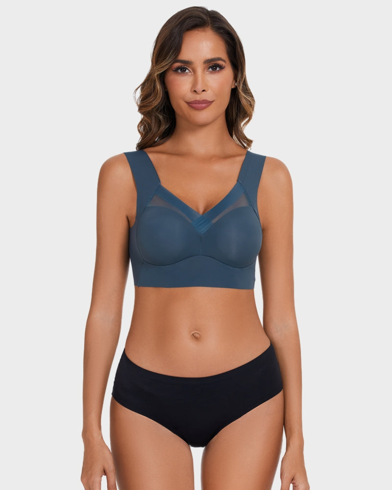 BlissShe® Comfortable Smoothing Mesh Bra