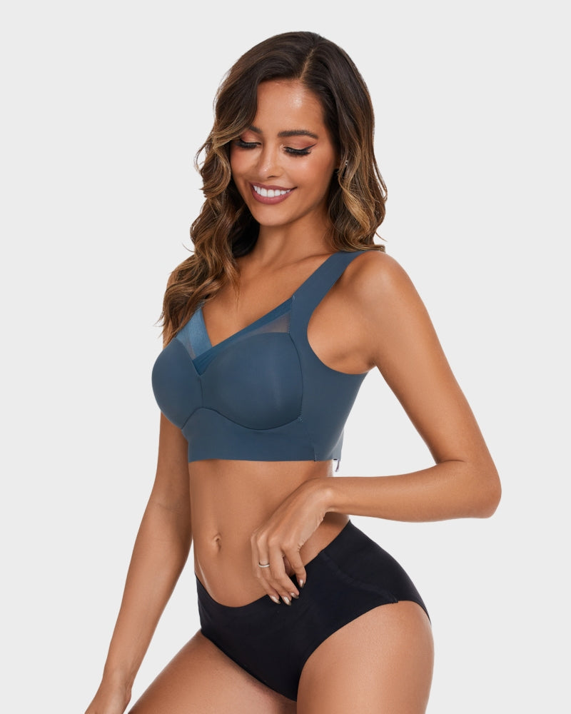 BlissShe® Comfortable Smoothing Mesh Bra