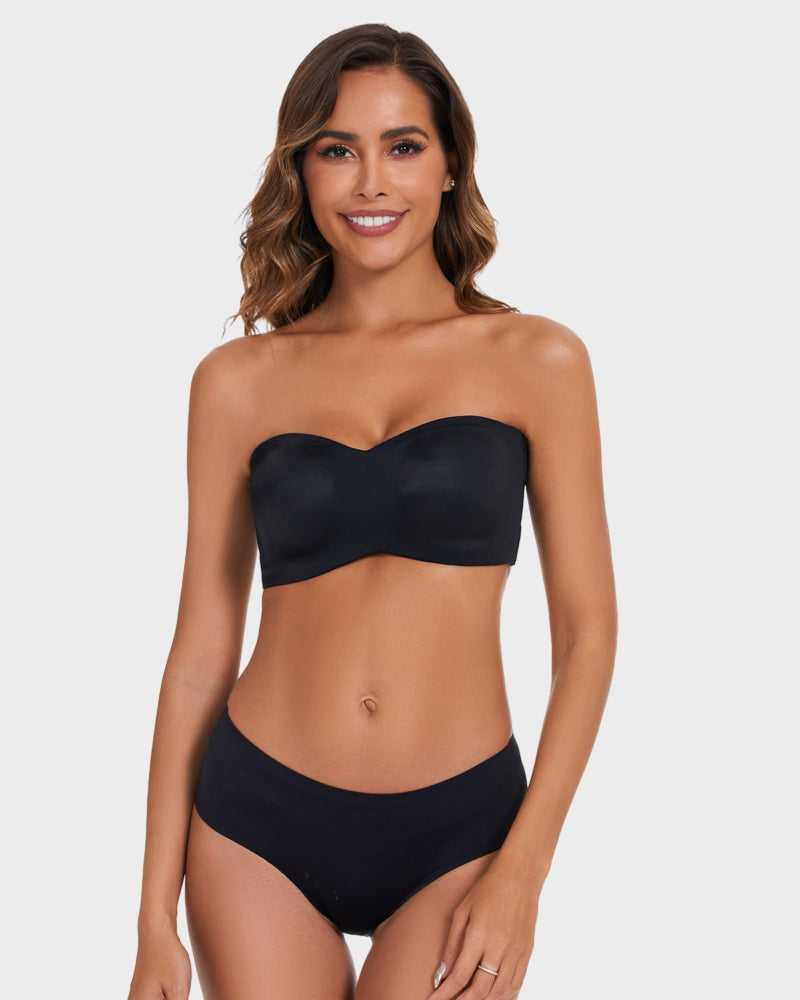 BlissShe® Full Support Non-Slip Convertible Bandeau Bra