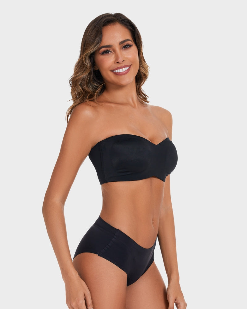 BlissShe® Full Support Non-Slip Convertible Bandeau Bra