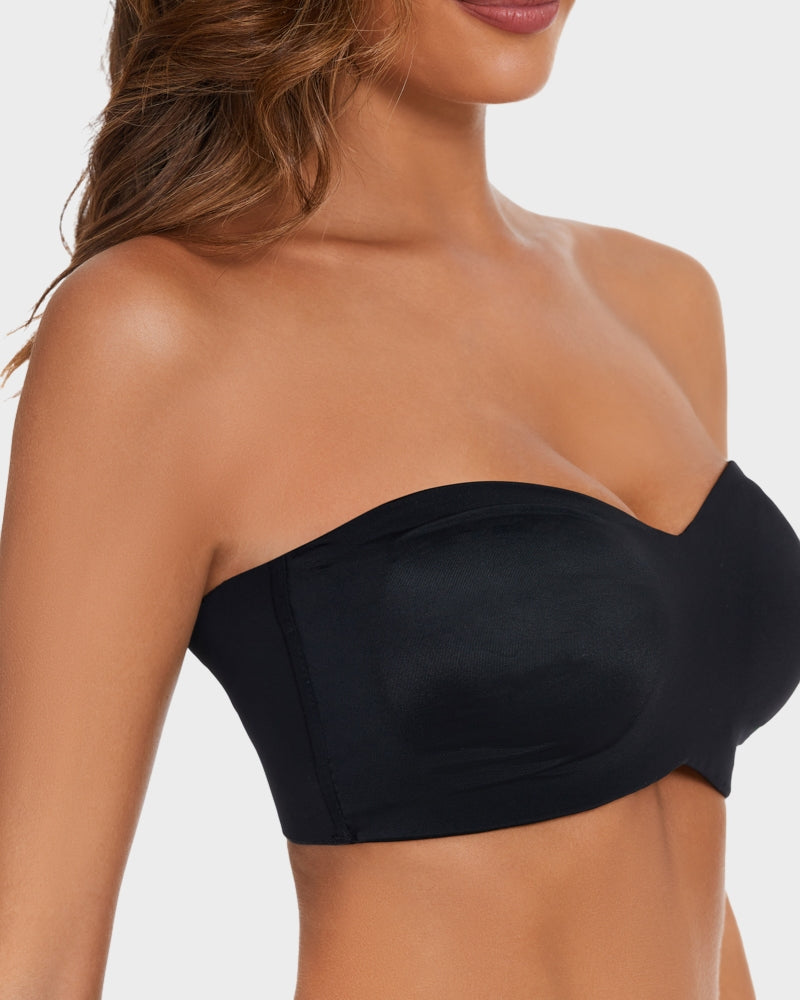 BlissShe® Full Support Non-Slip Convertible Bandeau Bra