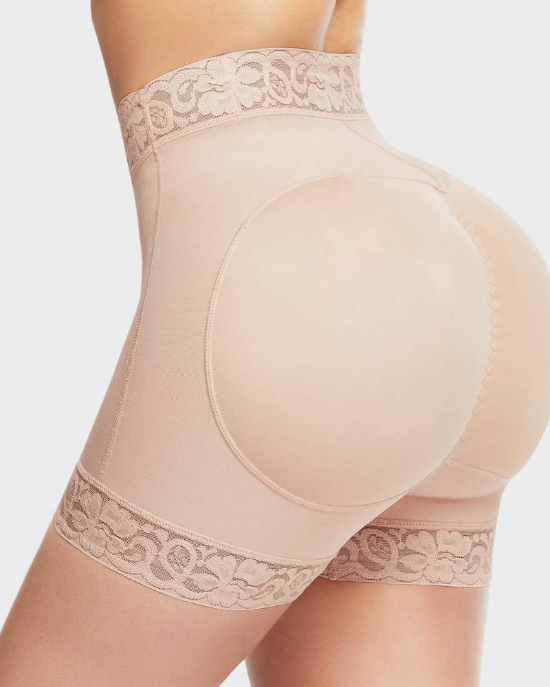 BlissShe® High Waist Lace Smooth Shapewear Shorts