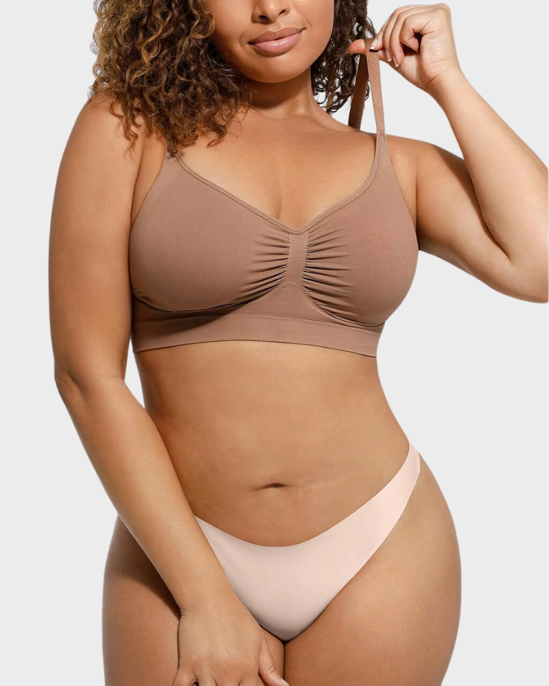 BlissShe® Women's Full Coverage Non-Padded Wireless Sculpt Bra