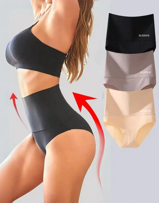 Blissshe® 3 resortes de control de la barriga de cintura alta