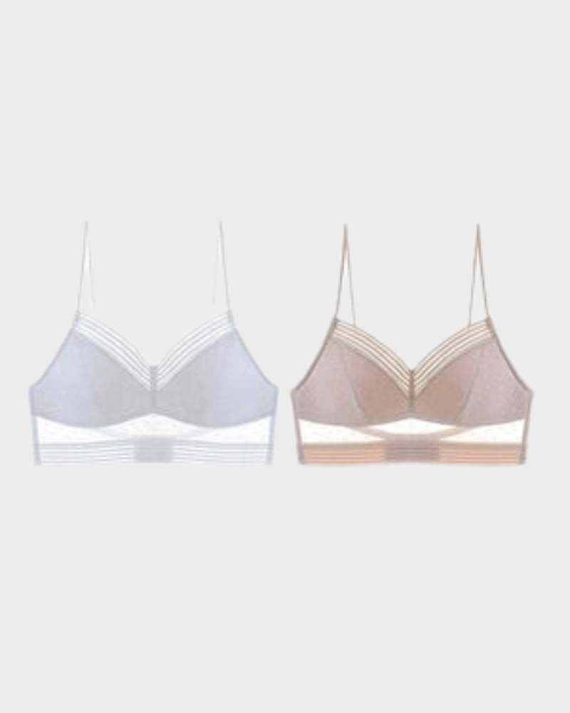 BlissShe® Extra-Wide Stretchy Band Soft Lace Bra