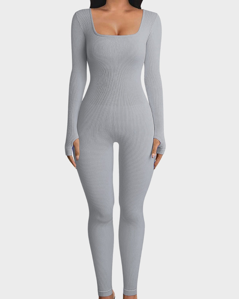 BlissShe® Long Sleeve Full Body Shaper Bodysuit