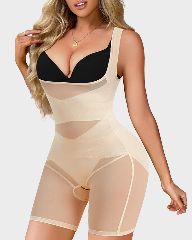 BlissShe® Women's summer hip lift high waist tight open shapewear