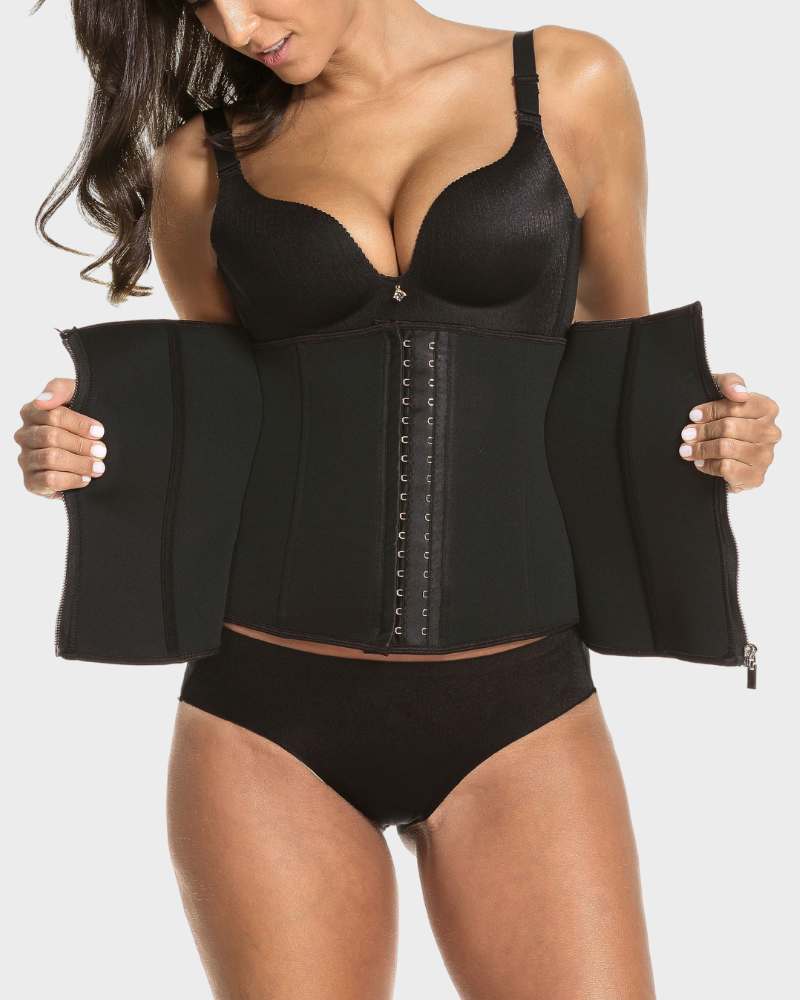 BlissShe® Neoprene Zip Girdle Belly Corset