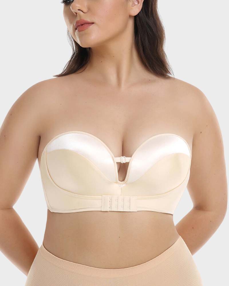 BlissShe® Strapless Push up Breathable Plus size bra