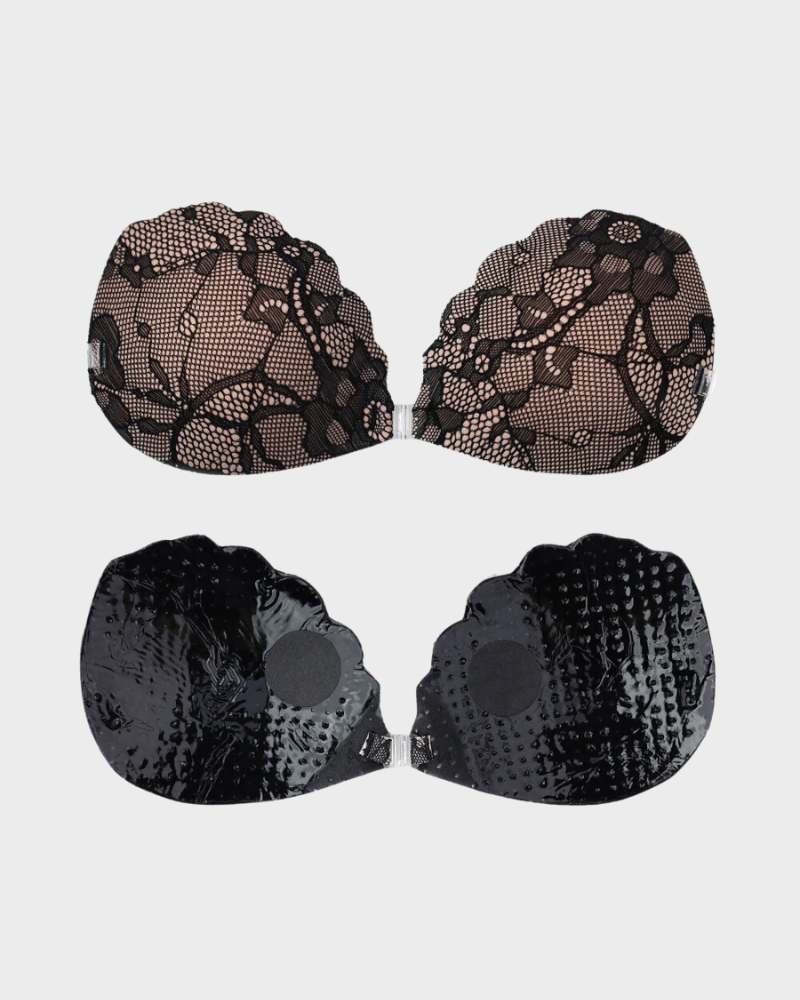 BlissShe® Lace Invisible Reusable Push Up Bra With Removable Straps