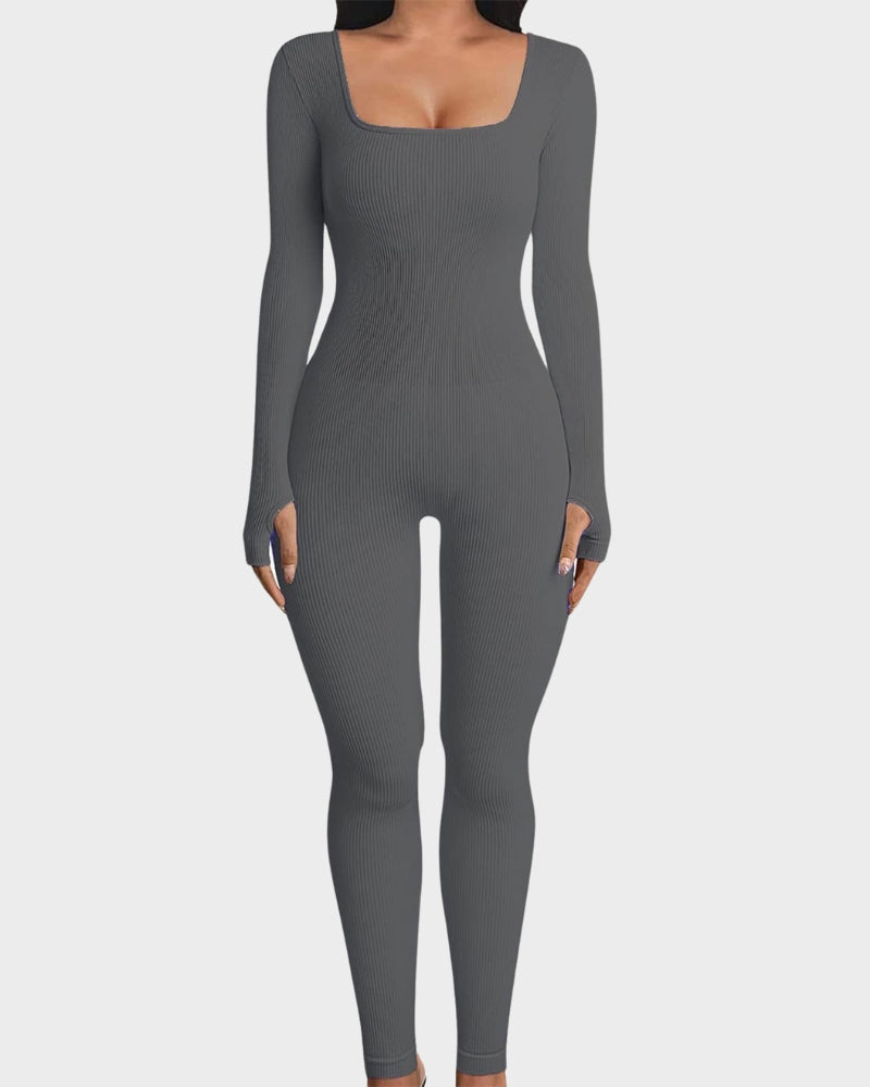 BlissShe® Long Sleeve Full Body Shaper Bodysuit