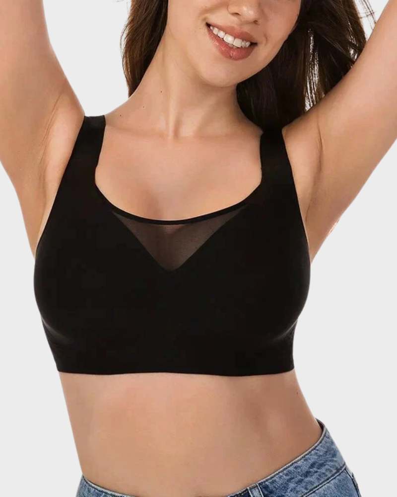 BlissShe® Mesh Front Contouring Bra