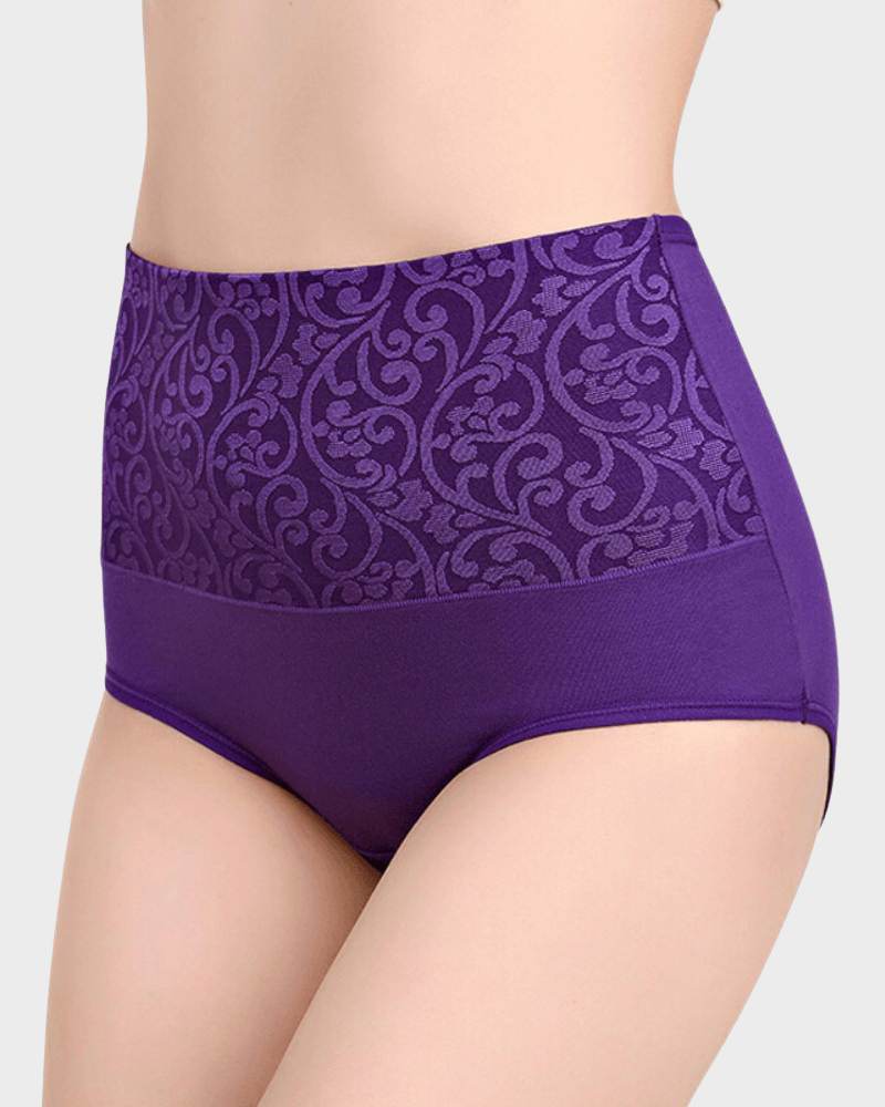 BlissShe® Cotton High-Waist Slim-Fit Panties