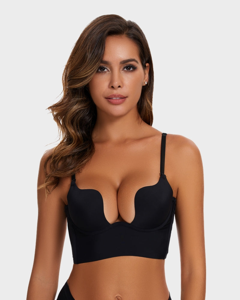 BlissShe® Low Cut U-Shaped Backless Bra