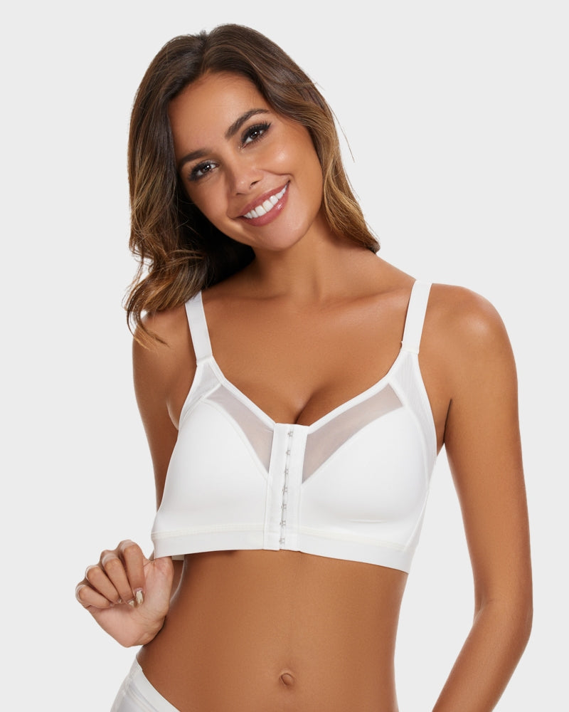 BlissShe® Comfort Posture Corrector Bra White