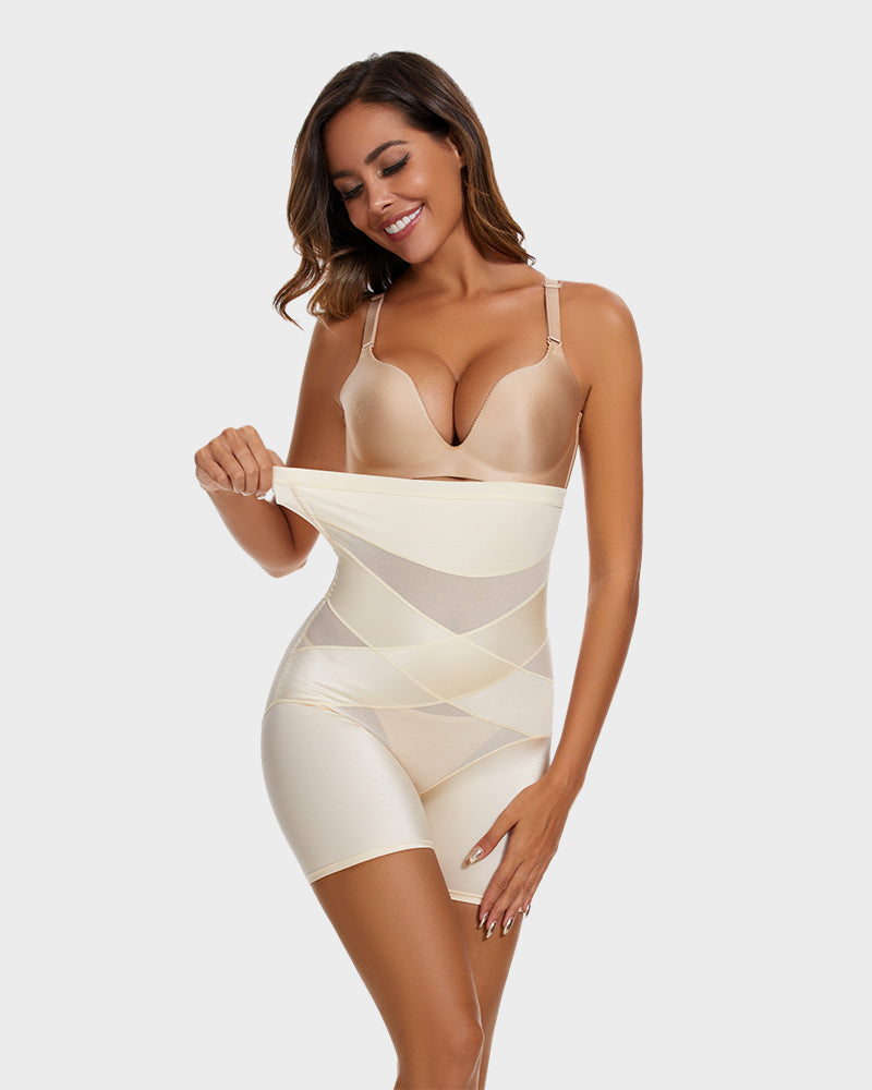 BlissShe® Ultrabequemer Bodysuit bis zur Mitte der Oberschenkel