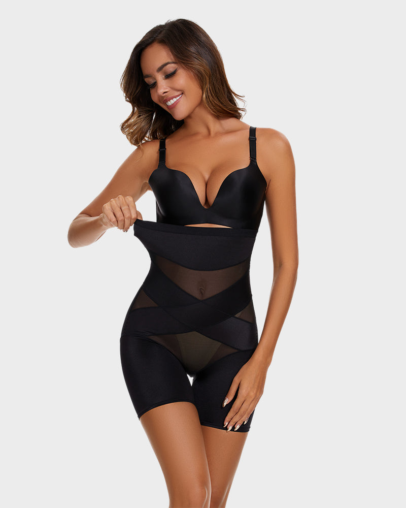 BlissShe® Ultrabequemer Bodysuit bis zur Mitte der Oberschenkel