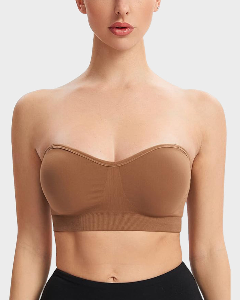 BlissShe® Non-Slip Bandeau Seamless Wireless Strapless Bra