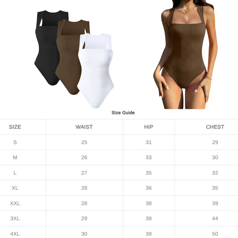 BlissShe® Sleeveless Tummy Control Tank Tops Bodysuits