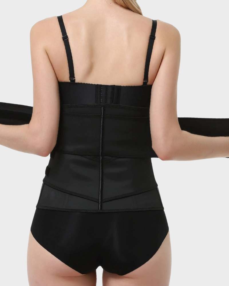 BlissShe® Latex Buckle Waist Corset Belt