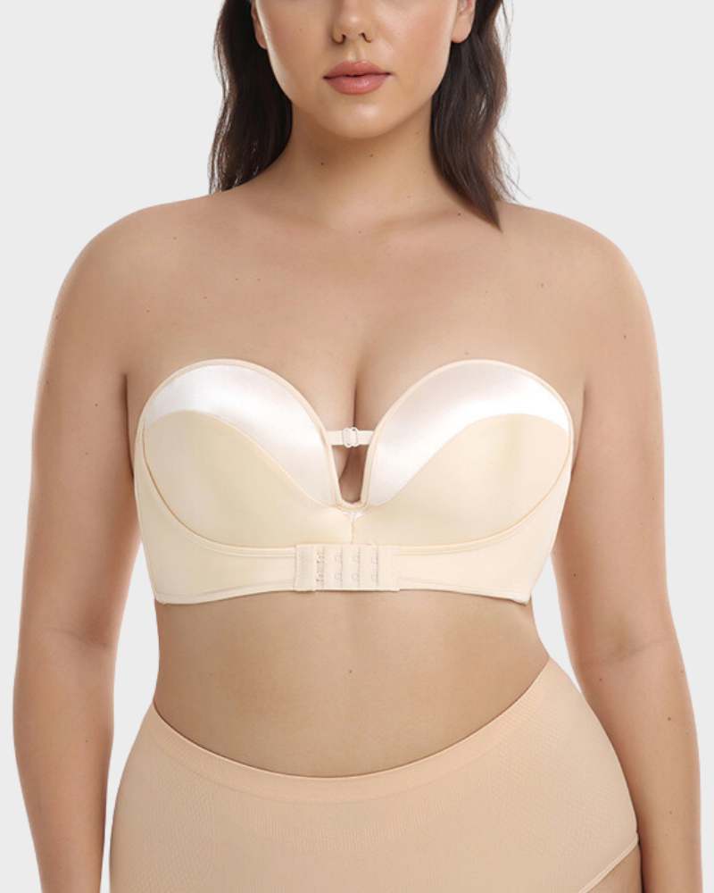 BlissShe® Strapless Push up Breathable Plus size bra