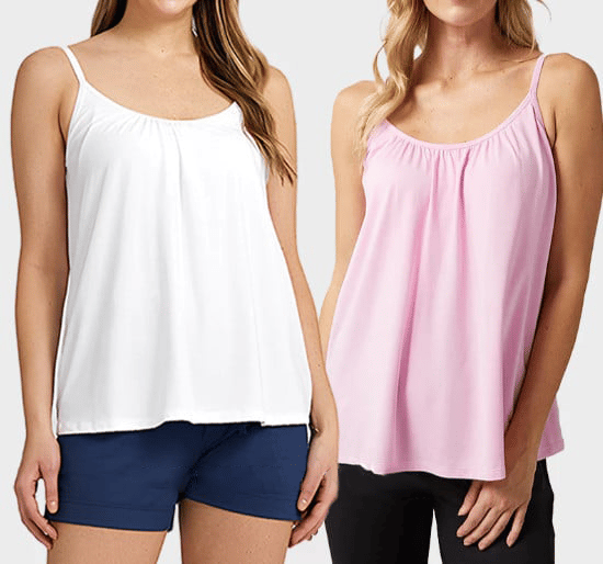 ❤️‍🔥Last Day 75% Off- Tank Top With Built-in Bra