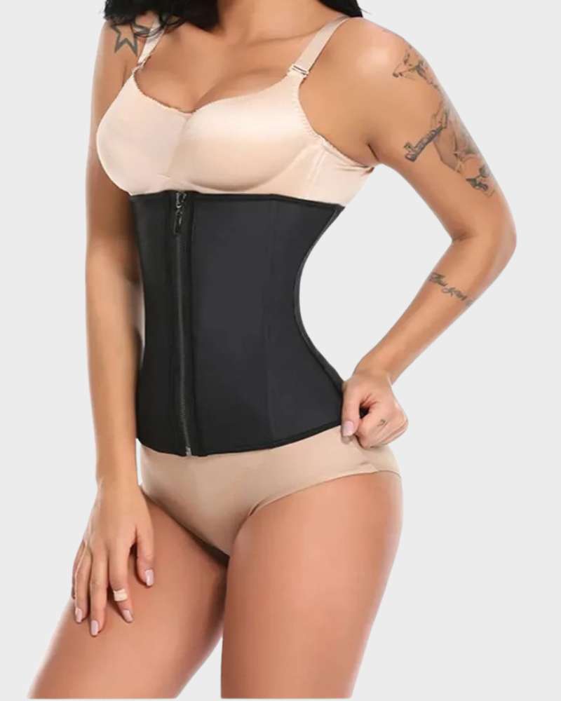 BlissShe® Breathable Latex Zipper Body Shaper