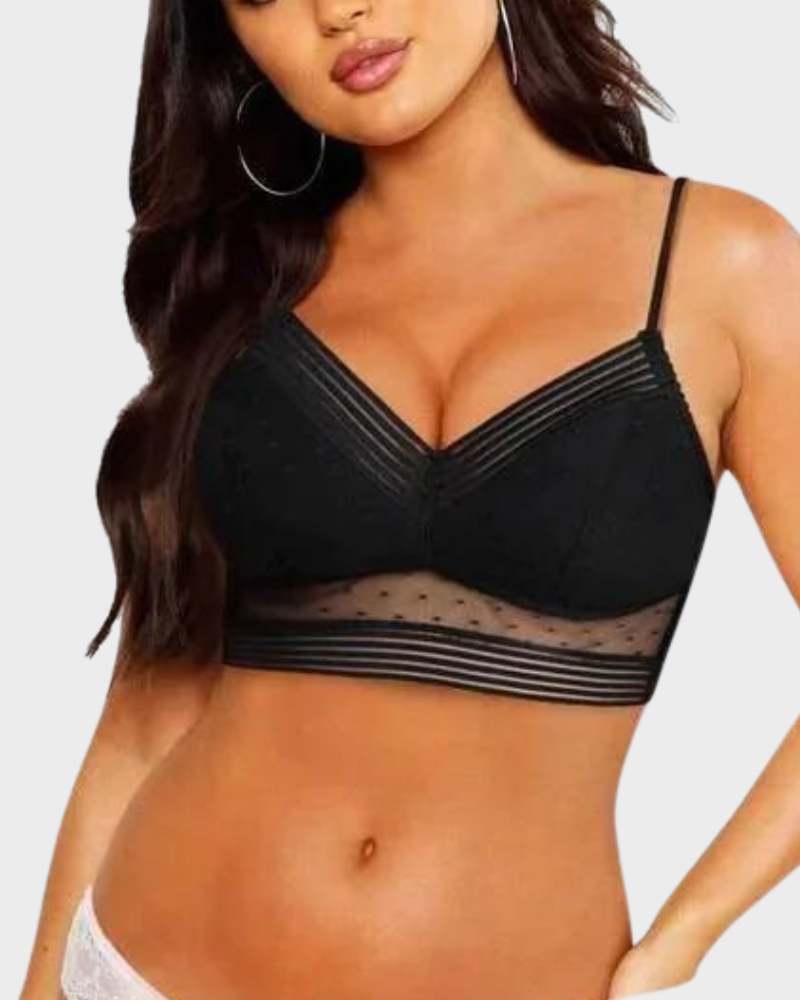 BlissShe® Extra-Wide Stretchy Band Soft Lace Bra