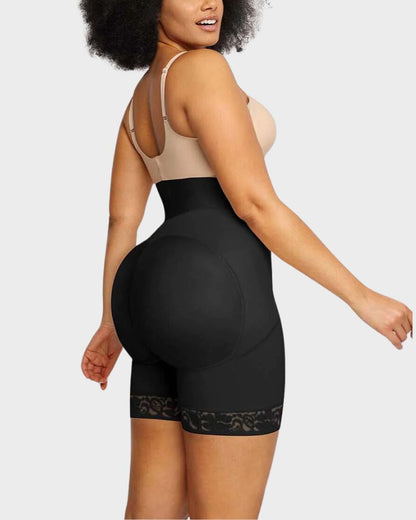 Boned High Waist Sculpting Shorts