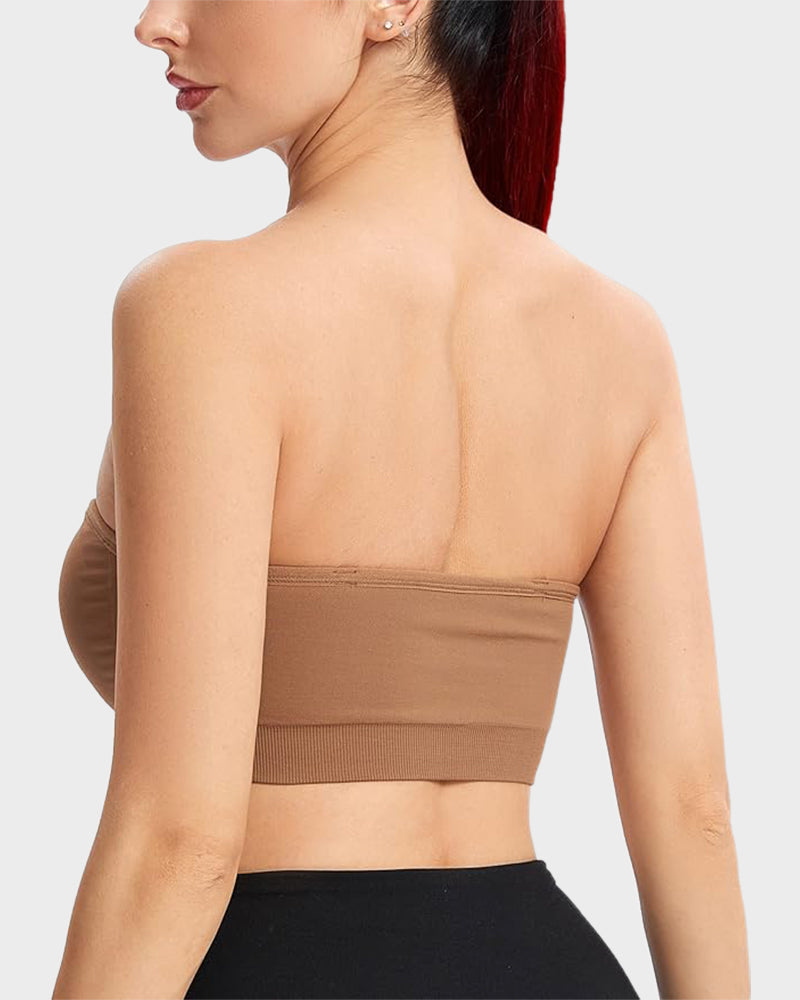 BlissShe® Non-Slip Bandeau Seamless Wireless Strapless Bra