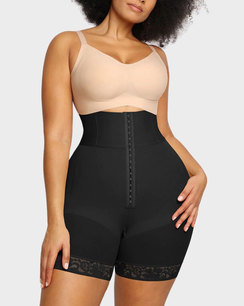 Boned High Waist Sculpting Shorts