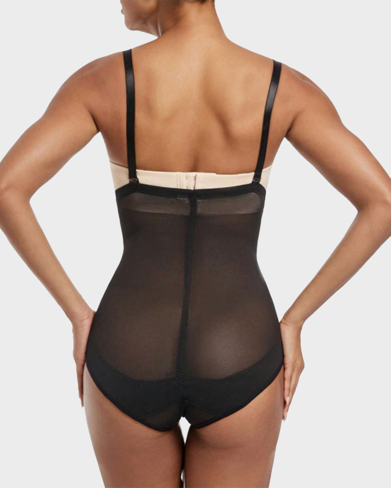 Women's hip lift high waist lightweight Shapewear, crotch breasted design, removable adjustable strap