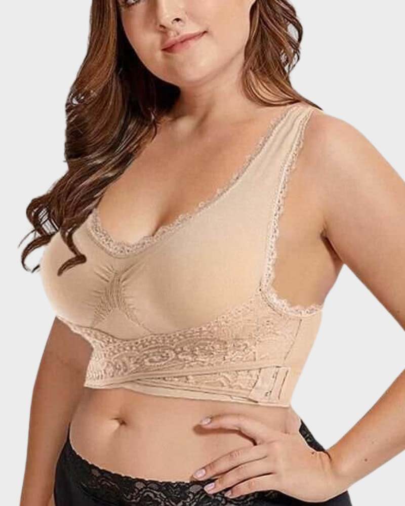 BlissShe® Breathable Comfort Push Up Lace Bra